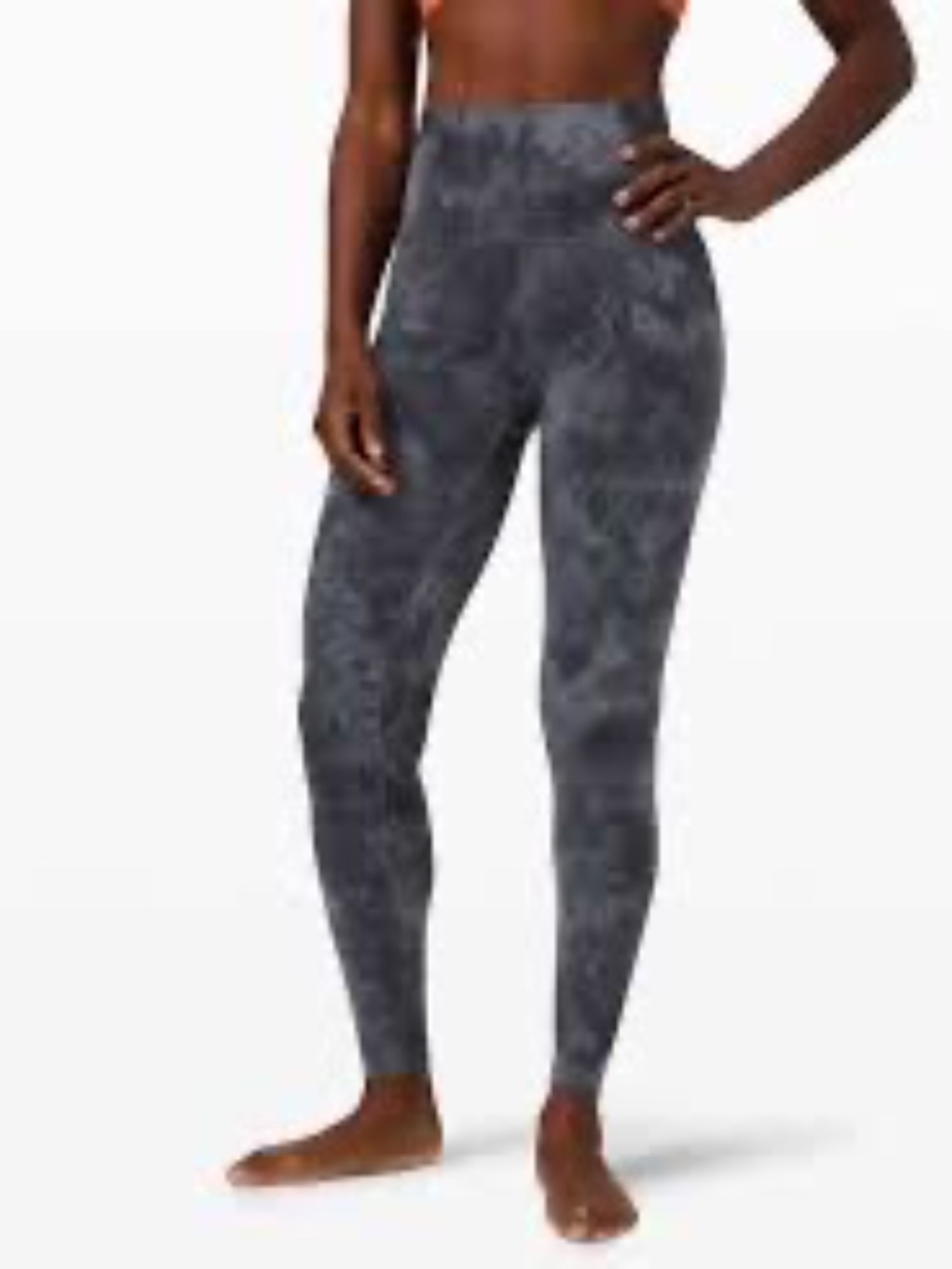 Lululemon athletica Align Pant 28" Black Tie-Dye High-Rise Leggings